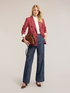 Double-breasted jacket with contrasting buttons image number 2