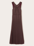 Robe longue en jersey lurex pliss&eacute; image number 5