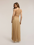 Robe flare longue m&eacute;lang&eacute;e lurex image number 1