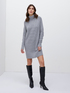 Cable pattern knit dress image number 0