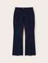 Jeans flare con ricamo di pietre image number 4