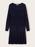 Vestito svasato in maglia con tasche image number 4