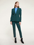 Blazer stretch culoare uni image number 0