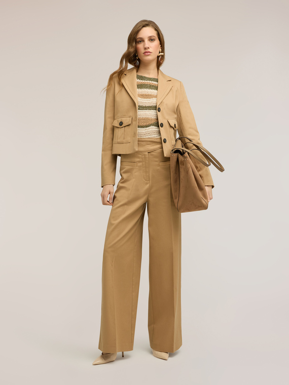 Giacca in cotone con tasche