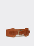 Wide faux leather belt image number 1