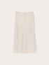 Polka dot satin midi skirt image number 4