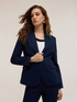 Blazer monopetto in cotone tecnico image number 2