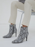 Snake print ankle boots image number 3
