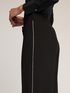 Pantaloni palazzo con piping gioiello image number 3