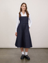 Rochie midi din denim image number 0