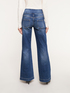 Flare-Jeans mit Knopf-Motiv image number 2