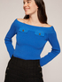 Off-shoulders sweater with a feature of pockets image number 2