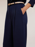 Pantaloni palazzo con pieghe image number 3