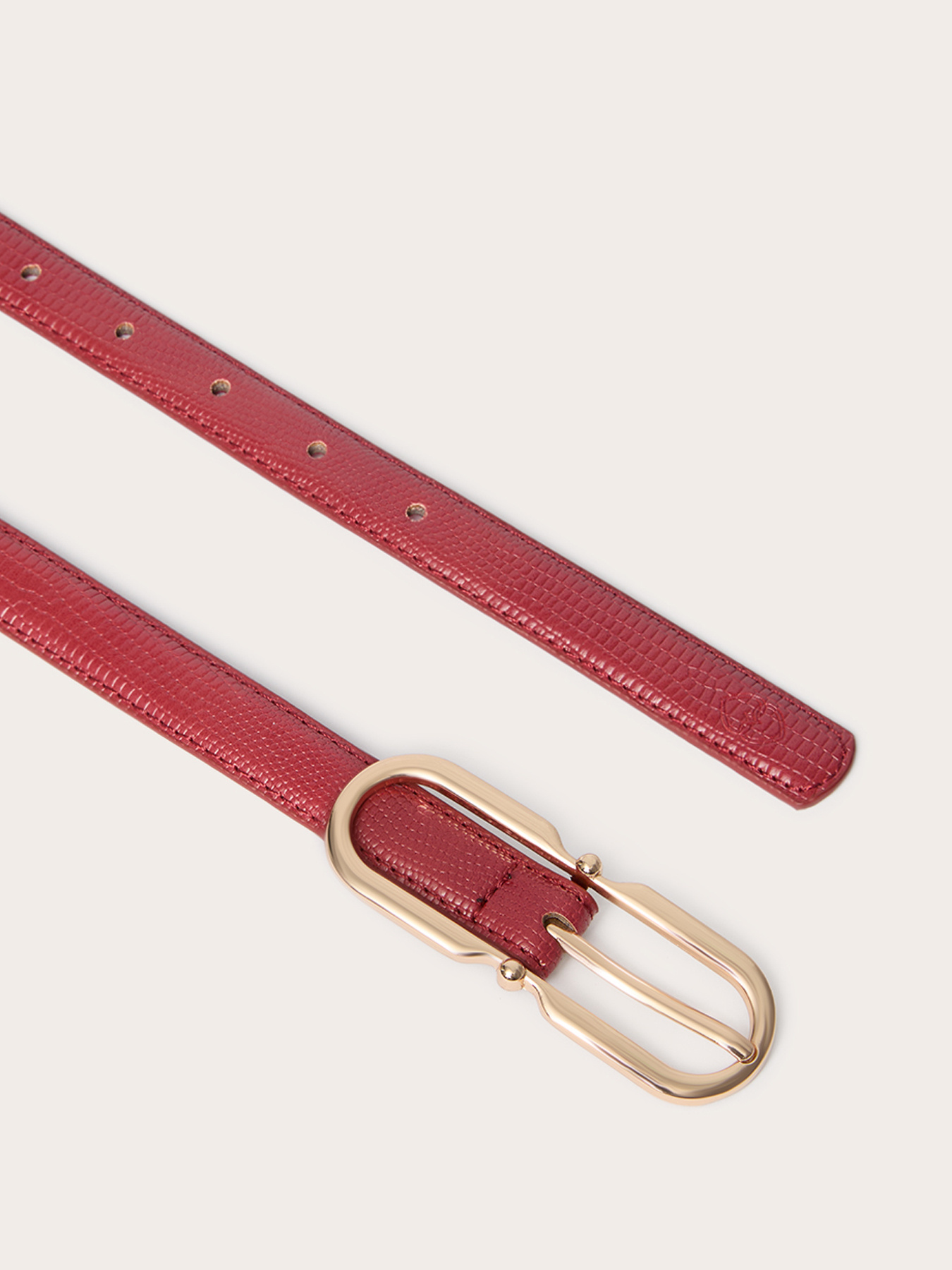 Lizard belt with buckle image number 2