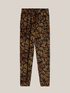 Flowing joggers with ethnic pattern image number 3
