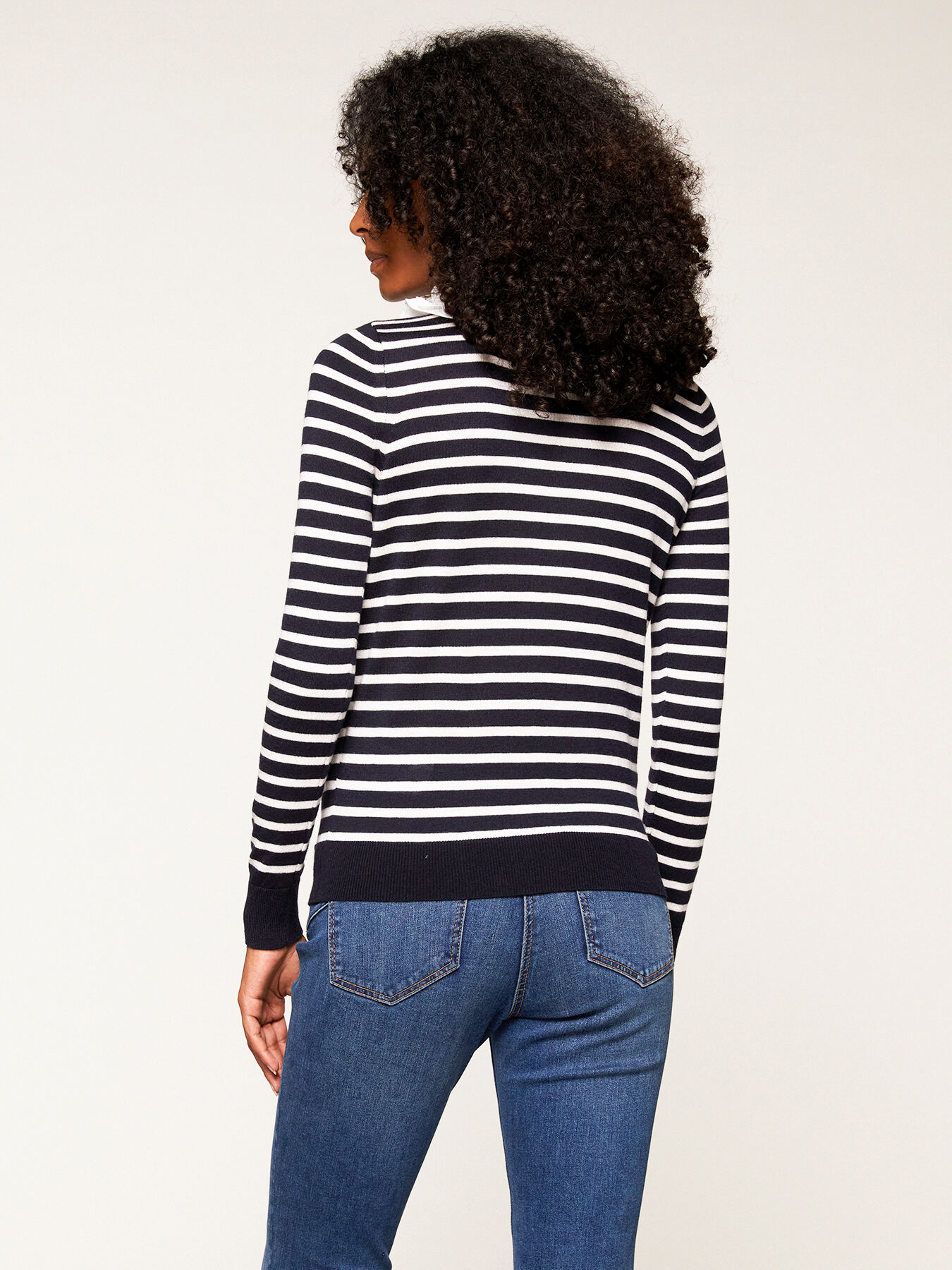 Maglia con collo volant image number 1