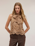 Blouse en dentelle avec n&oelig;ud image number 0