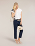 Linen shirt with pleats image number 3