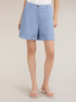 Shorts aus Leinenmischung mit Aufschlag image number 2