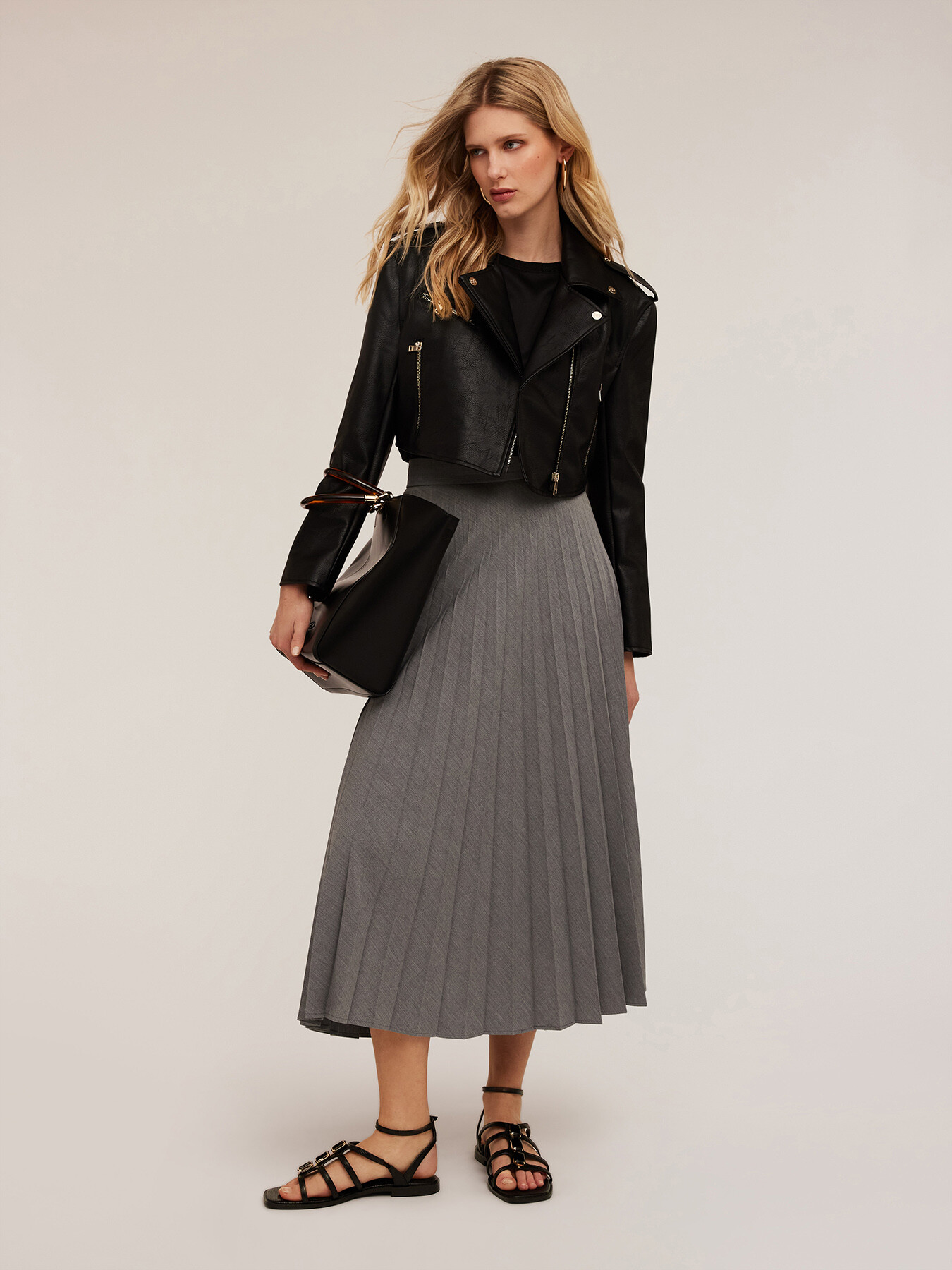 Short 80's style bomber jacket image number 0