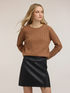 Pullover a trecce in lana image number 0
