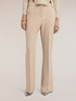 Flare pants with pressed crease image number 2