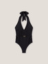 One-piece swimsuit with waistband image number 3