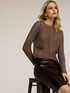 Cardigan en maille travaill&eacute;e m&eacute;lange lurex image number 0