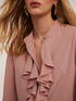 Camicia con rouches image number 4