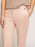 Solid colour straight-leg trousers image number 2