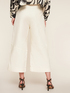 Cropped cotton trousers image number 1