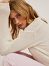 Cotton V-neck pullover image number 0