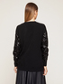 Knit cardigan with sequin decoration image number 1
