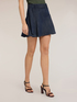 Pleated mini skirt with buttons image number 2