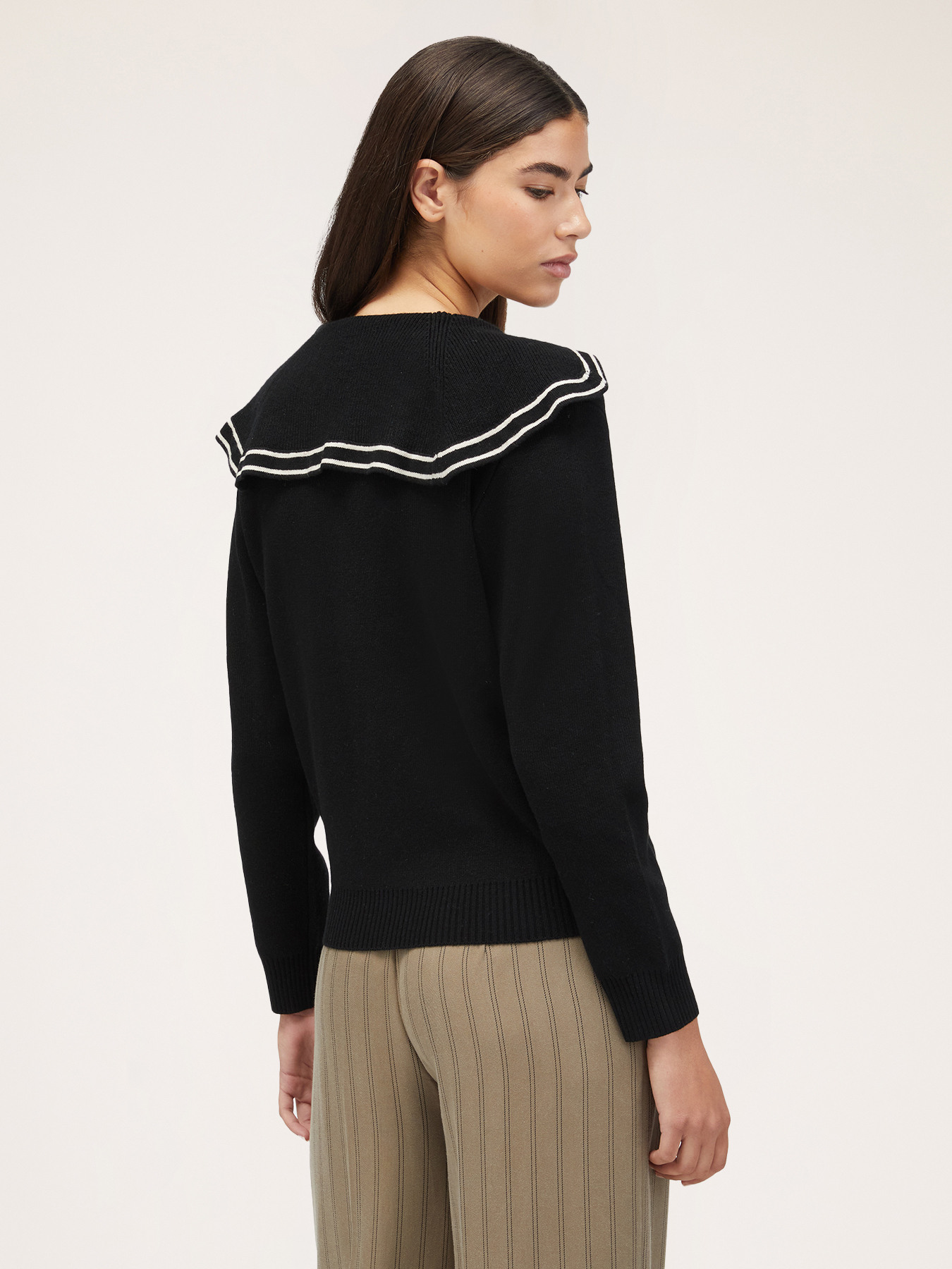 Pullover mit Seemannskragen image number 1