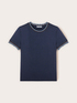 T-shirt avec bordures en maille image number 4