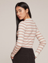 Striped crew-neck sweater image number 1