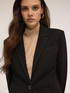 Single-breasted jacket with contrasting stitching image number 3