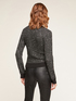 Knitted full sequined pullover image number 1