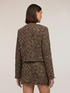 Tweed jacket with metal buttons image number 1