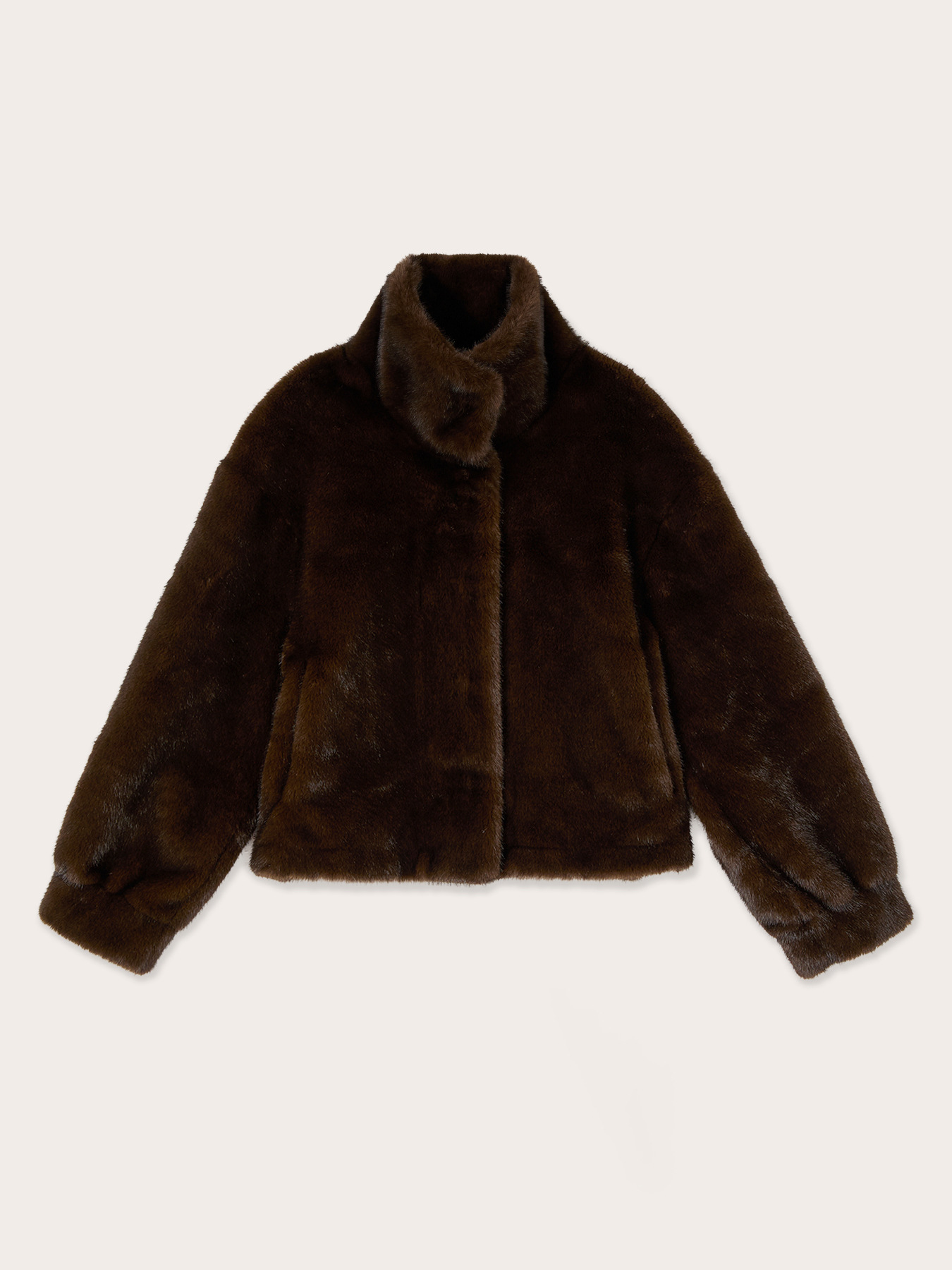 Winter jacket with high collar image number 4
