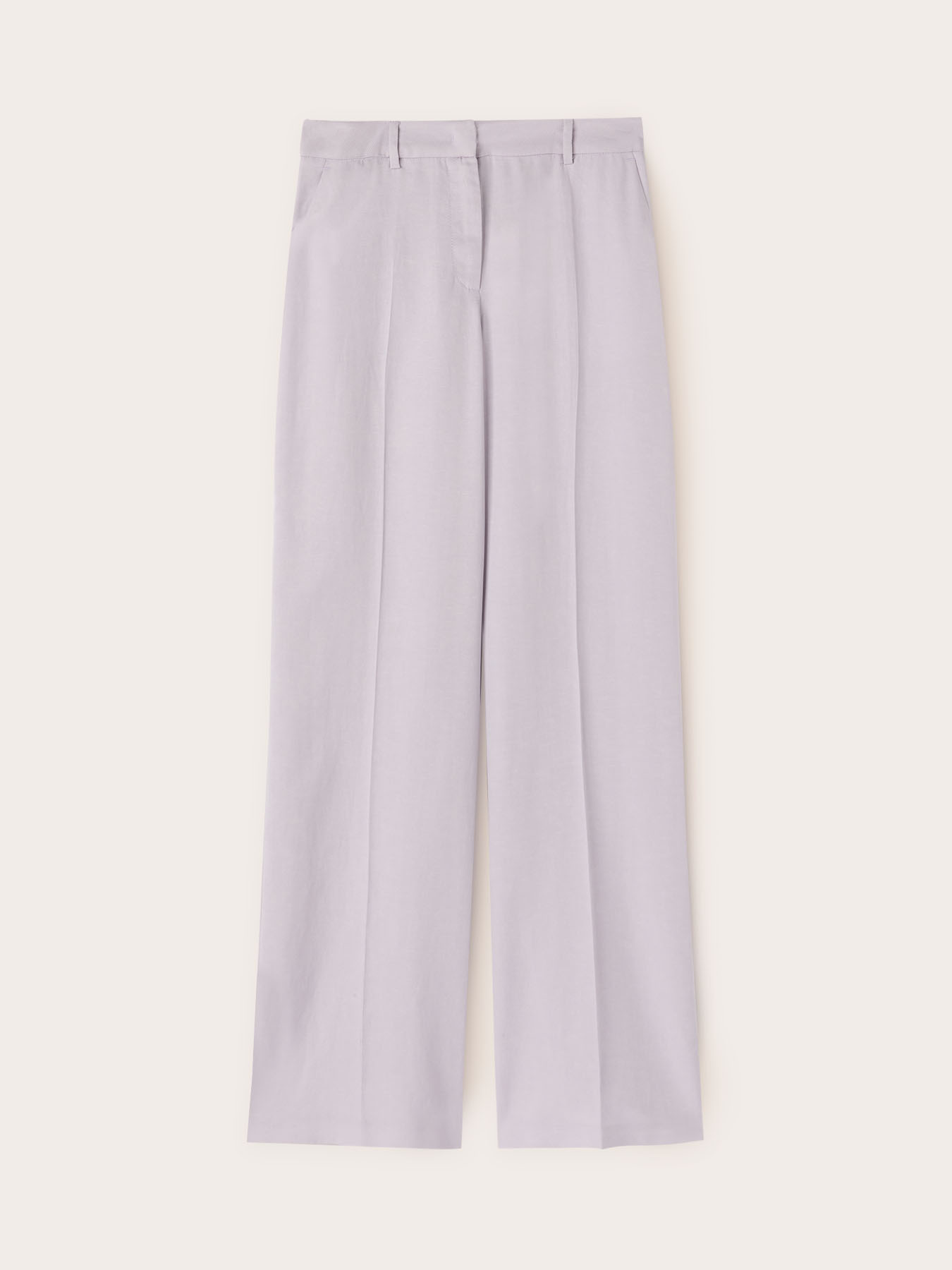 Pantaloni palazzo in lino misto lyocell image number 3