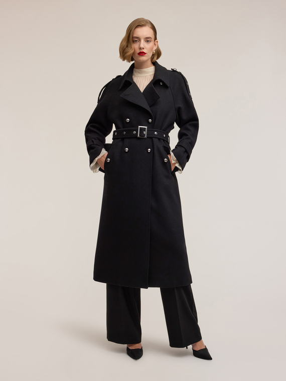 Smart Couture double-breasted trench coat