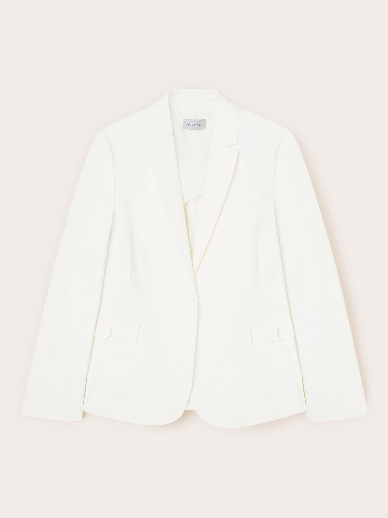 Strukturierter Blazer aus Baumwollmischung image number 4