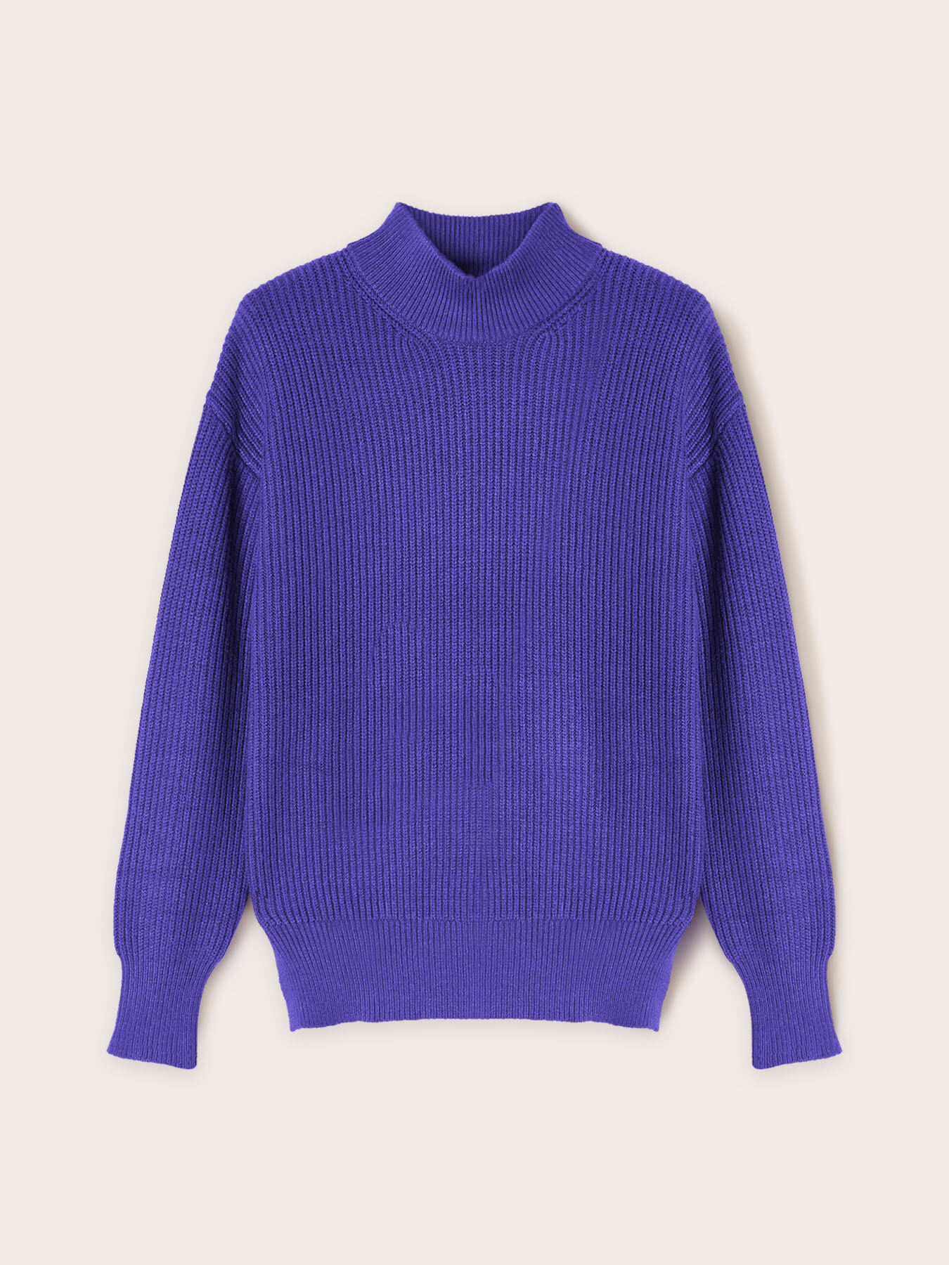 Ribbed sweater with slits image number 4