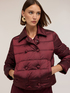 Lightweight crop double-breasted puffer jacket image number 3