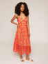 Long openwork lace dress image number 0