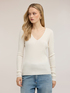 Ribbed knit in viscose blend image number 0