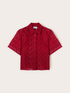 Boxy macram&eacute; lace shirt image number 4