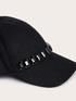 Hat with jewel appliqu&eacute;s image number 2